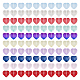 200Pcs 10 Colors Transparent Spray Painted Glass Beads(GGLA-HY0001-07)-1