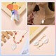 100Pcs Baking Paint ABS Plastic Pendants(KY-SZ0001-59)-7