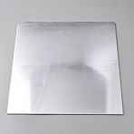 Square Aluminum Sheet, For Laser Cutting, Precision Machining, Mould Making, Silver, 30x30x0.3cm(FIND-WH0199-400G)