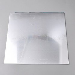 Square Aluminum Sheet, For Laser Cutting, Precision Machining, Mould Making, Silver, 30x30x0.3cm(FIND-WH0199-400G)