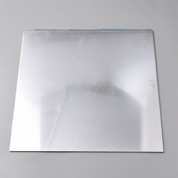 Square Aluminum Sheet, For Laser Cutting, Precision Machining, Mould Making, Silver, 30x30x0.3cm