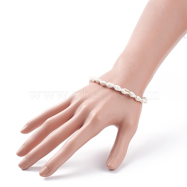 bracelet en perles de coquillage naturel(X-BJEW-JB08162)-3