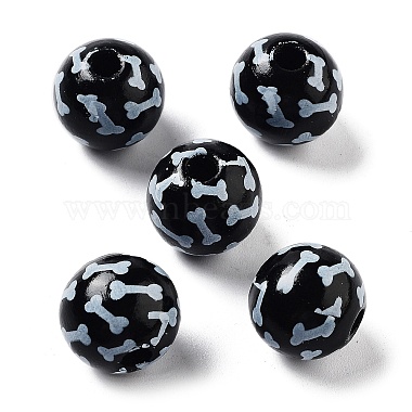 Black Others Wood European Beads