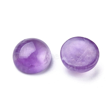 Natural Amethyst Cabochons(X-G-P393-R14-10MM-A)-2