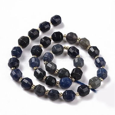 Natural Blue Aventurine Beads Strands(G-G990-F02)-3