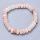 Natural Pink Aventurine Beaded Stretch Bracelets(BJEW-S127-14)-1