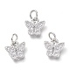 Brass Micro Pave Clear Cubic Zirconia Pendants(KK-P188-N01-P)-1