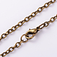 Iron Cable Chain Necklaces(NJEW-JN01089-01)-2