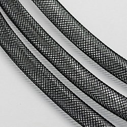 Plastic Net Thread Cord, Black, 10mm, about 30 yards/bundle(X-PNT-Q003-10mm-16)