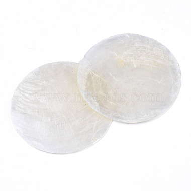 Flat Round Capiz Shell Beads(SSHEL-R035-13-A)-5