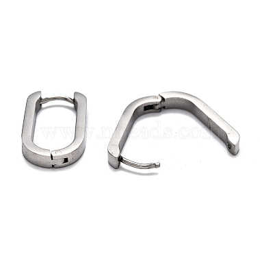 Tarnish Resistant 304 Stainless Steel Huggie Hoop Earrings(STAS-H156-11C-P)-3