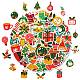 50Pcs Christmas Theme Cartoon Paper Stickers(DIY-P085-12)-3