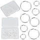 80Pcs 4 Size 925 Sterling Silver Open Jump Rings(STER-CN0001-16)-1