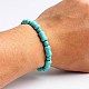 bracelet turquoise avec bracelet corde élastique(DZ7554-1)-1