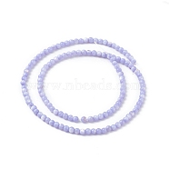 125Pcs Natural Freshwater Shell Beads, Dyed, Round, Lilac, 3mm, Hole: 0.5mm(SHEL-B002-01D)