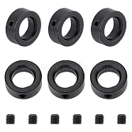 Carbon Steel Diaphragm Rings, Fixed Ring, Retainer Ring, Bearing Accessories, Electrophoresis Black, 21x9mm, Inner Diameter: 12mm(FIND-UN0001-34C)
