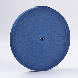 Colored Flat Elastic Rubber Band, Webbing Garment Sewing Accessories, Steel Blue, 25mm, about 43.74 yards(40m)/roll(EC-WH0002-29)