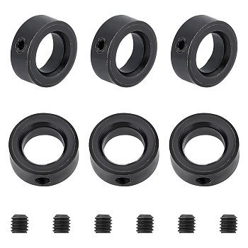 Carbon Steel Diaphragm Rings, Fixed Ring, Retainer Ring, Bearing Accessories, Electrophoresis Black, 21x9mm, Inner Diameter: 12mm