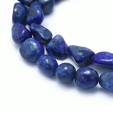 Chapelets de perles en lapis-lazuli naturel(G-G765-33)-3