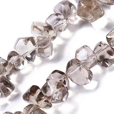 Natural Smoky Quartz Beads Strands(G-B072-D01-01)-2