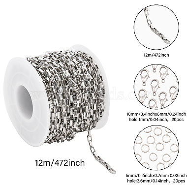 Набор для изготовления ожерелья и браслета-цепочки chgcraft своими руками(DIY-CA0005-14)-2