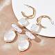 Zinc Alloy Dangle Stud Earrings(EJEW-L314-01A)-2