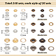 240Sets 12 Styles Brass Grommet Eyelet Findings(KK-BC0012-01)-2