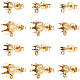48Pcs 6 Styles Brass Stud Earring Findings(STAS-BBC0010-99)-7