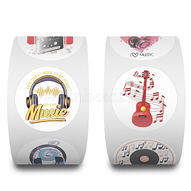 PVC Waterproof Musical Instruments Sticker Rolls(PW-WG29344-01)-3