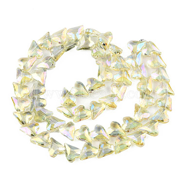 Chapelets de perles en verre transparent électrolytique(EGLA-N002-44-02)-2
