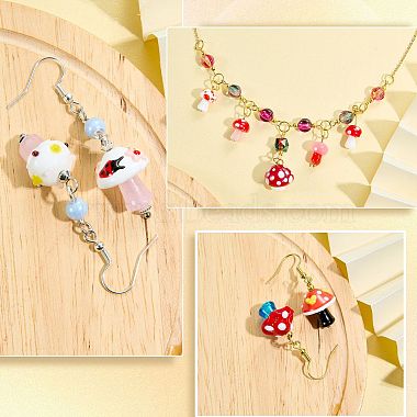 32St&uuml;ck handgefertigte Lampwork-Perlen(LAMP-SZ0001-62)-6