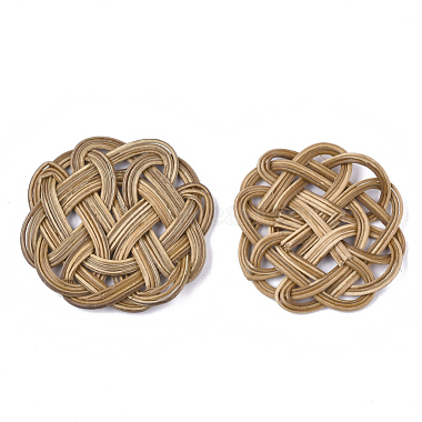 Handmade Reed Cane/Rattan Woven Beads(X-WOVE-Q077-08)-2