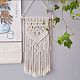 Cotton Cord Macrame Woven Wall Hanging(HJEW-C010-10)-1