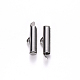 304 Stainless Steel Slide On End Clasp Tubes(STAS-S115-01E-P)-2