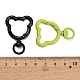 Spray Painted Alloy Swivel Snap Hook Clasps(AL-CBA5501-02)-3