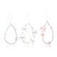 3Pcs 3 Styles Plastic Mobile Straps(MOBA-SZ0001-24)-1