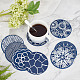 8Pcs 8 Style Silicone Cup Mats(AJEW-CP0001-77)-5