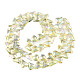 Chapelets de perles en verre transparent électrolytique(EGLA-N002-44-02)-2