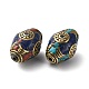 Handgemachte tibetischen Stil Perlen(KK-G473-04AG)-2