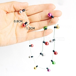 Plastic Christmas Miniature Ornaments, Micro Landscape Home Dollhouse Accessories, Pretending Prop Decorations, Mini Light, 450mm(PW-WGE6C95-03)