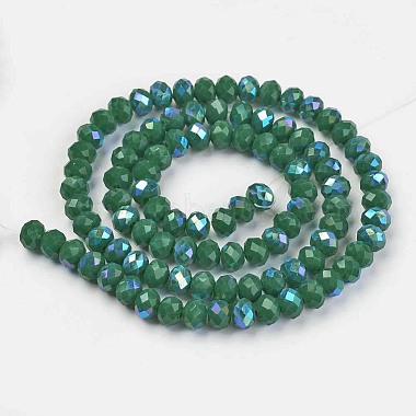 galvanoplastie opaques couleur unie perles de verre brins(EGLA-A034-P8mm-L05)-2