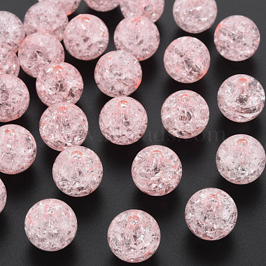Pink Round Acrylic Beads