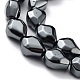 Synthetic Non-Magnetic Hematite Beads Strands(G-H303-B25)-3