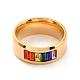 Rainbow Pride Finger Ring(RJEW-M140-02G)-1