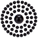 SUNNYCLUE 100Pcs Cat Eye Beads(GLAA-SC0001-47B-01)-1