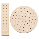 Basswood Plywood Stud Earring Assembly Baking Sealing Resin Coating Jig Support(WOOD-WH0125-02)-1