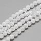 Chapelets de perles de cristal en quartz craquelées naturelles(G-R439-26-8mm)-1