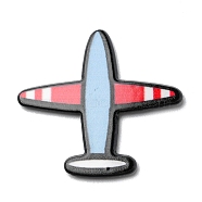 Opaque Acrylic Cabochons, Plane, Sky Blue, 28.5x30x1.7mm(OACR-R259-01C)