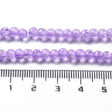 Spray Painted Crackle Glass Beads Strands(CCG-Q002-4mm-04)-3