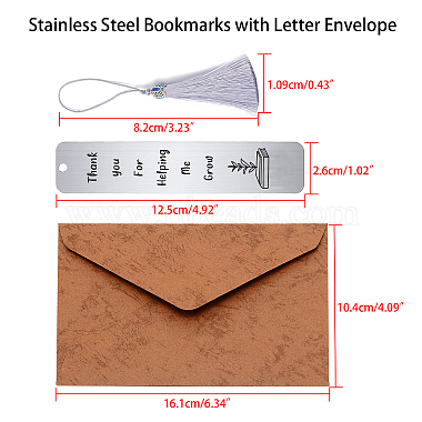 3Pcs Stainless Steel Bookmarks(AJEW-FG0001-44F)-2